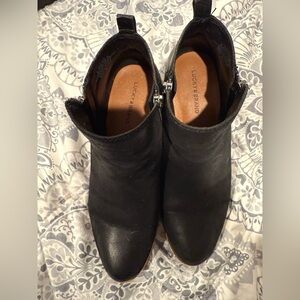 Lucky Brand Women's Sleek Black Booties